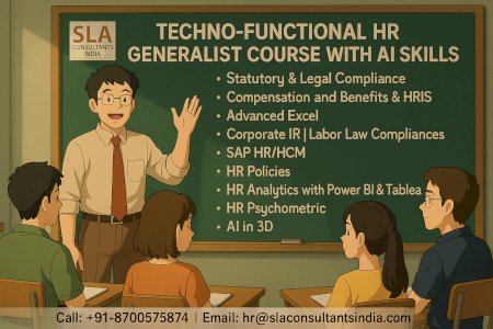 HR Course in Delhi .With SAP HCM and MS Power BI/AI,, Step Out of Training, Step Into MNC Jobs, Upskills with AI for 2026, by SLA Consultants India,