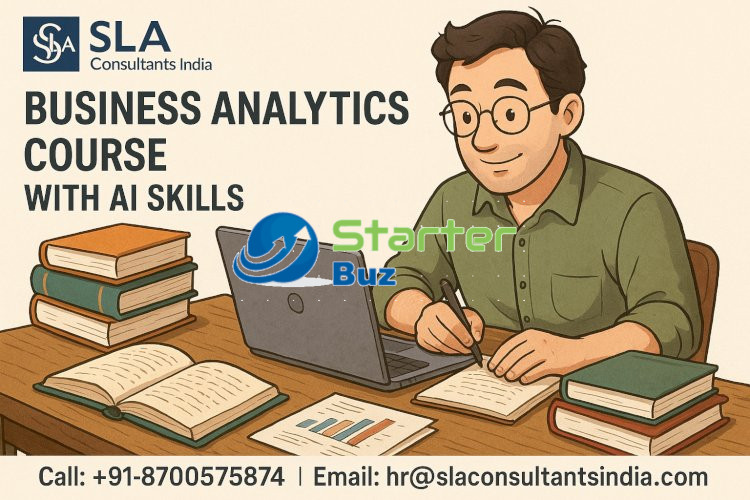 2026 Best Institute, Certified Business Analytics Course Online in Noida, Job Oriented Institute, Redesign Job with AI Skills, by SLA Consultants Noida,